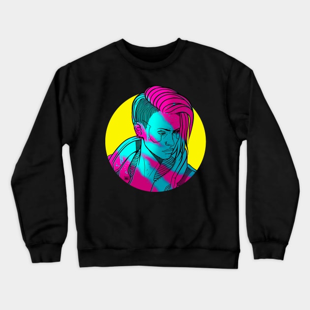 Female V Crewneck Sweatshirt by illu